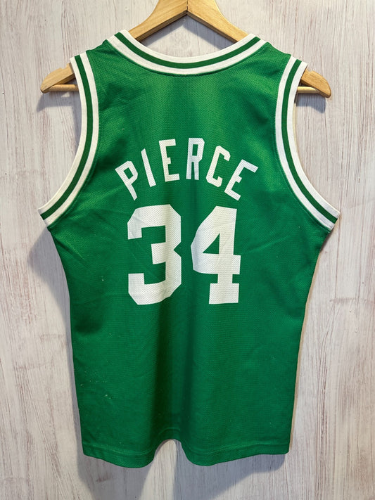 Kids Boston Celtics #34 Paul Pierce Sz L 11-12Y Champion Basketball shirt jersey