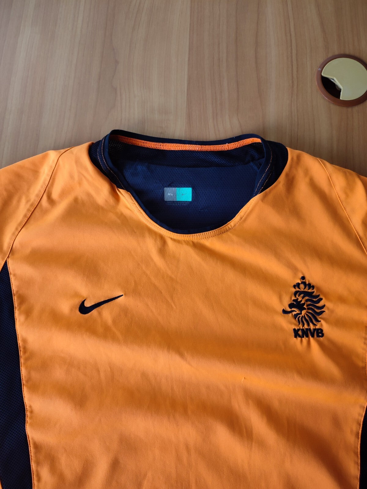 AUTHENTIC Netherlands 2002 2004 home Sz XL Holland shirt jersey soccer football
