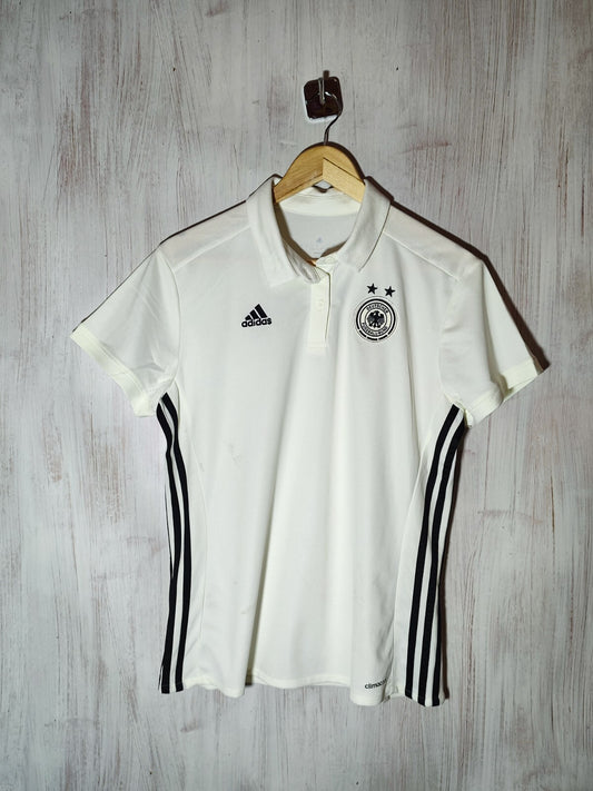 womens Deutschland 2017 2018 Size L Germany polo shirt jersey trikot Ladies kit