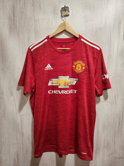 Manchester United 2020 2021 home Size L shirt jersey soccer football kit trikot
