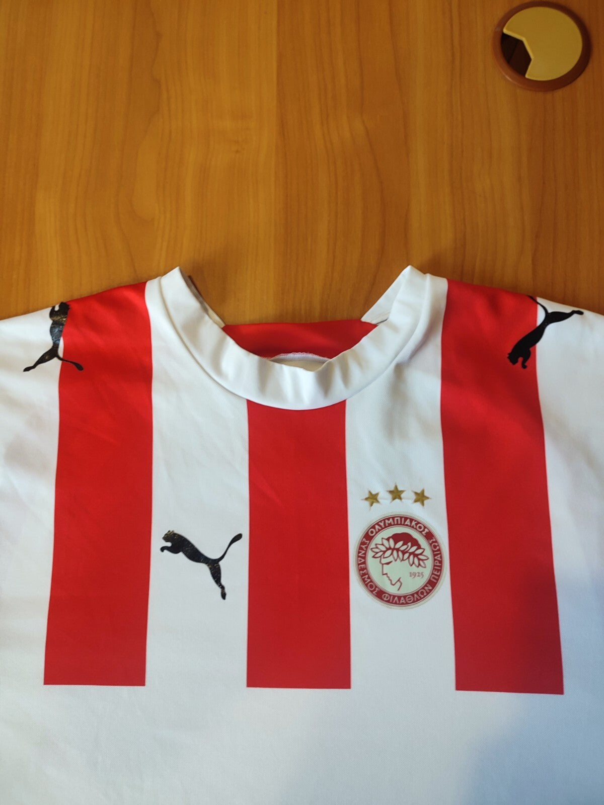 Olympiakos 2006 2007 home Sz L Puma football shirt jersey soccer kit Olympiacos