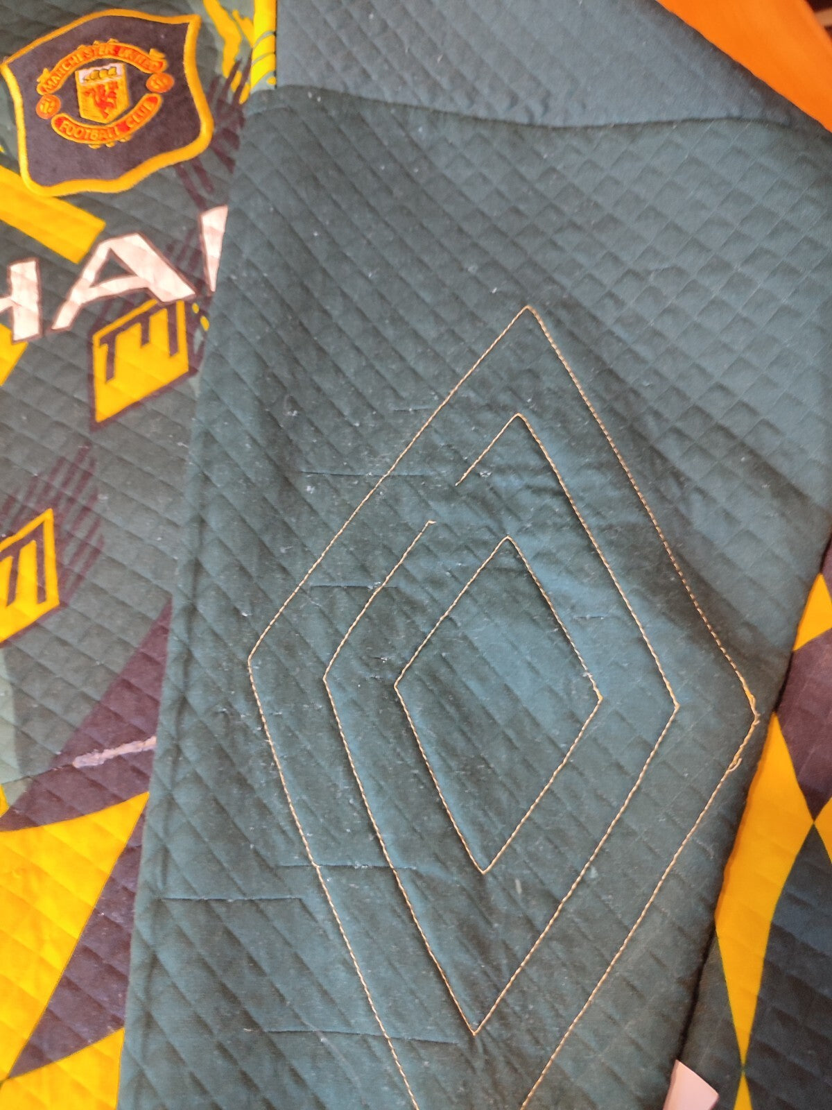 Manchester United 1995 1996 1997 goalkeeper Sz M shirt jersey Schmeichel kit GK