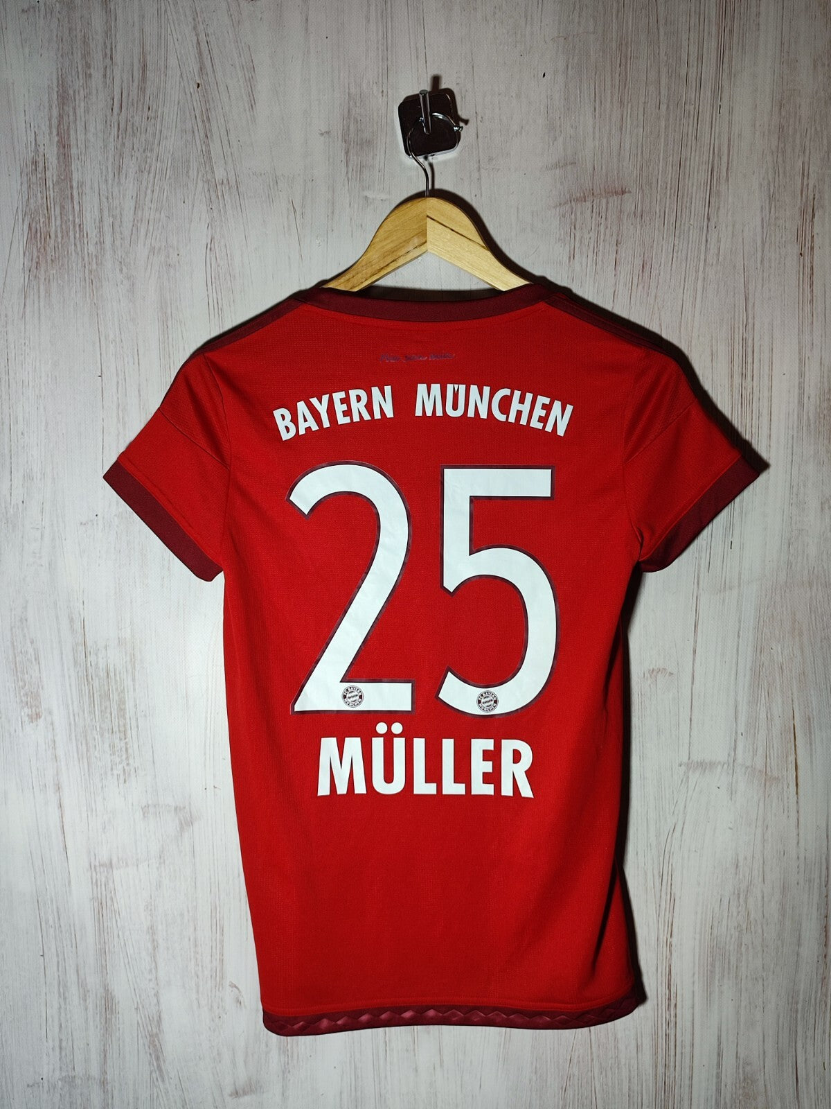 women's FC Bayern Munich 2015 2016 home Sz S Adidas shirt jersey soccer football