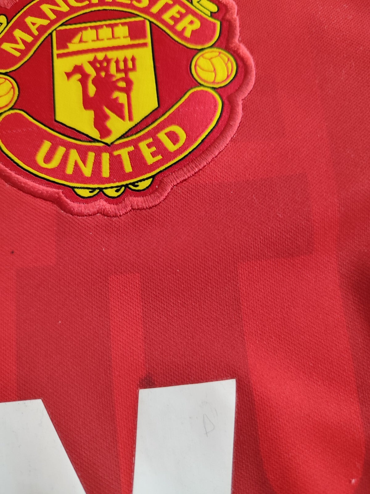 Manchester United 2015 2016 2017 training Sz XS Adidas soccer shirt football kit