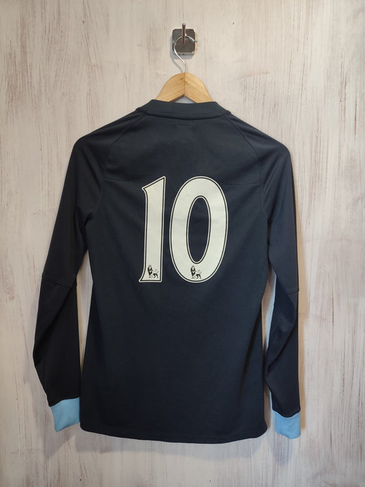 Manchester City 2010 2011 away Sz 34" Umbro shirt jersey soccer football kit L/S