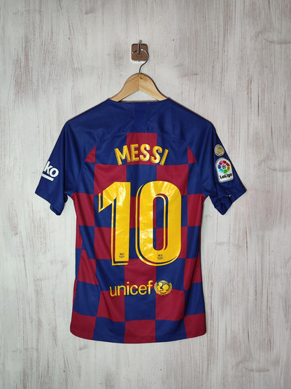 FC Barcelona 2019 2020 home Size S Nike shirt jersey kit soccer football Messi
