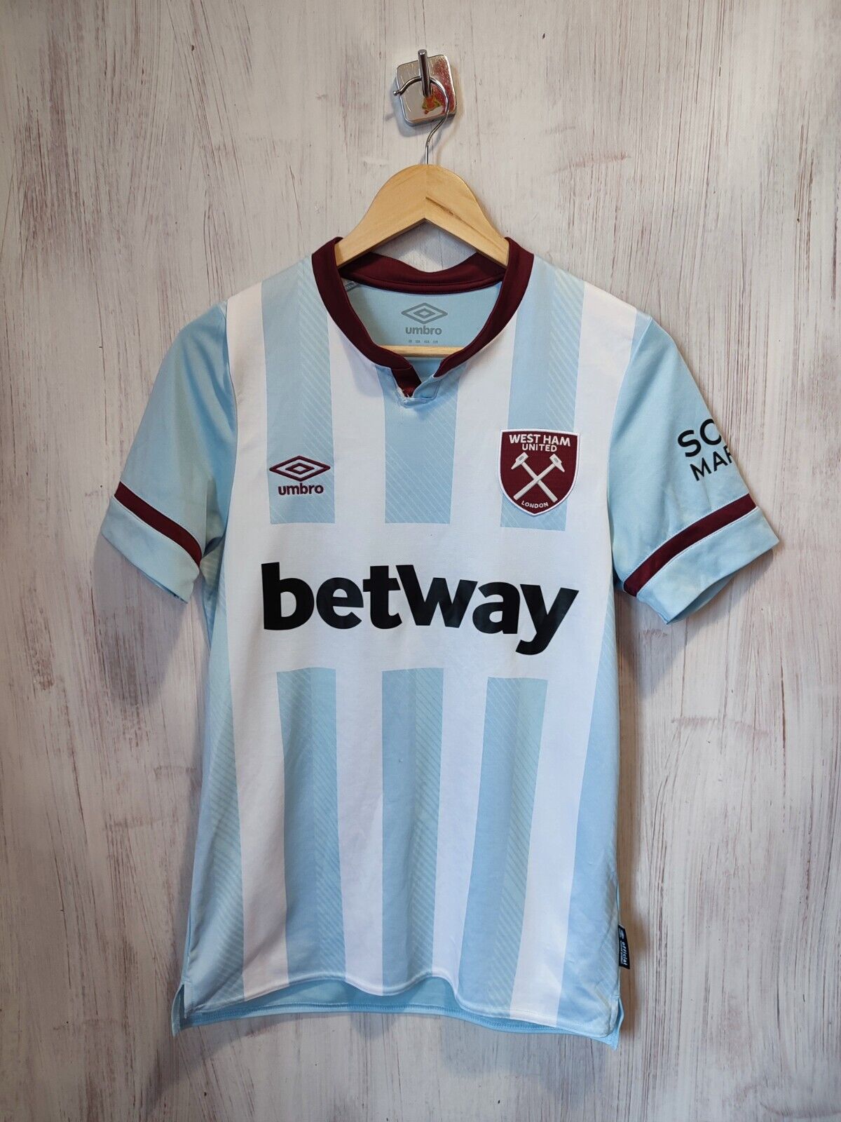 West Ham United 2021 2022 away Size S Umbro football shirt jersey soccer kit tee