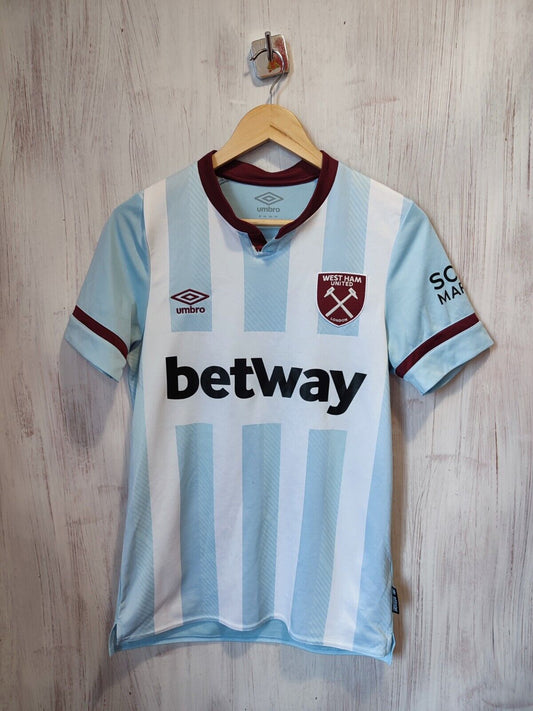 West Ham United 2021 2022 away Size S Umbro football shirt jersey soccer kit tee