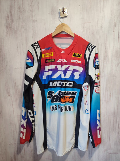 Nico Greutmann #36 motocross jersey EMX250 MXGP KTM SB team racing shirt moto MX