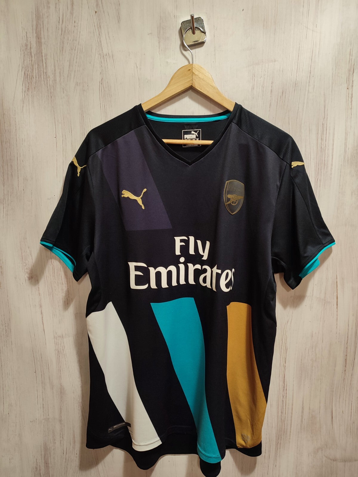 Arsenal London 2015 2016 third Size XL Nike soccer shirt jersey football 3rd kit