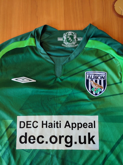 MATCH PREPARED West Bromwich Albion 2009 2010 GK shirt jersey kit tee #1 Kiely