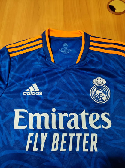 Real Madrid 2021 2022 away Sz XS Adidas shirt jersey soccer football kit trikot