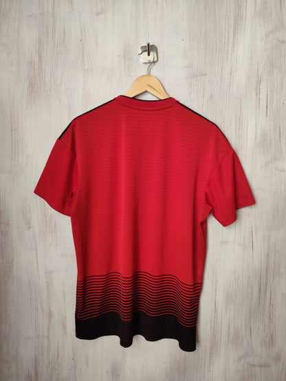Manchester United 2018 2019 Home Size L Adidas soccer shirt jersey football kit