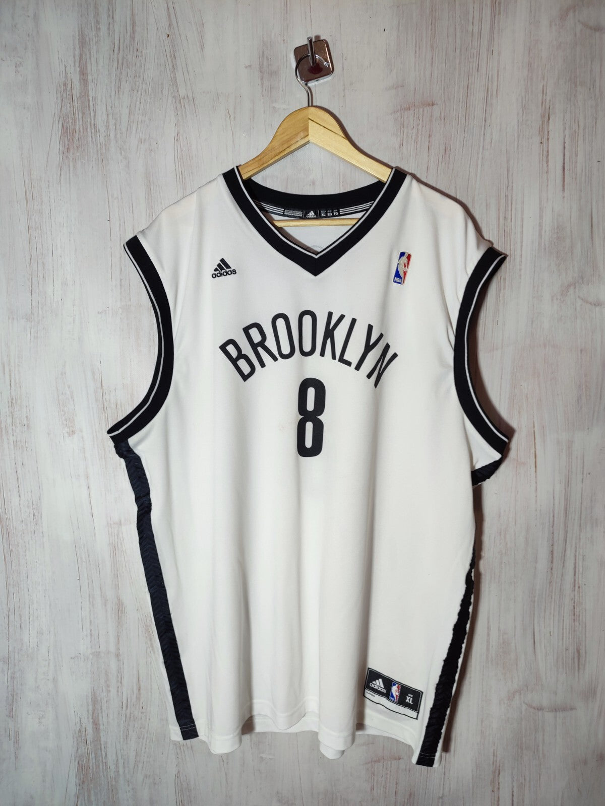 Brooklyn Nets #8 Williams Sz XL  Adidas Basketball shirt jersey maillot kit tee