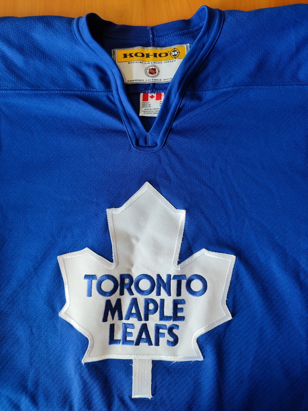 Toronto Maple Leafs ice hockey Size M Koho jersey shirt kit tee NHL Canada TML