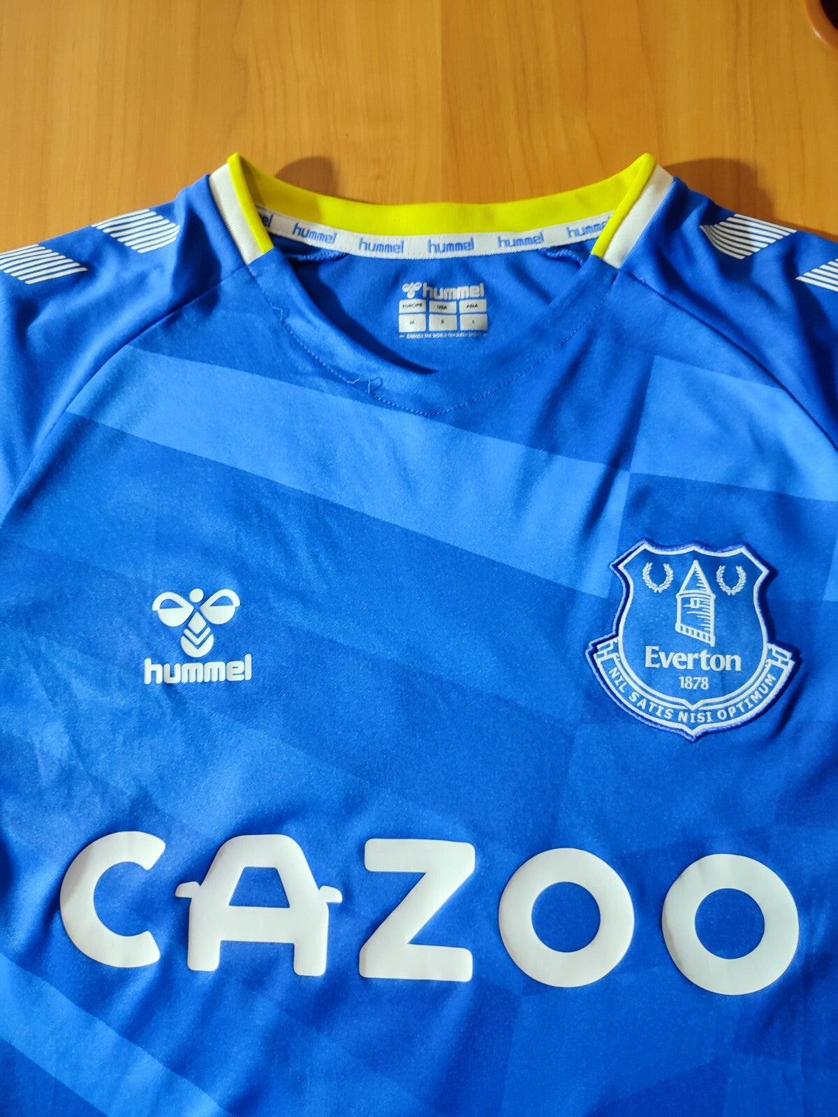 FC Everton 2021 2022 home Sz S Hummel shirt jersey soccer kit tee Calvert-Lewin