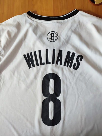 Brooklyn Nets #8 Williams Sz XL  Adidas Basketball shirt jersey maillot kit tee