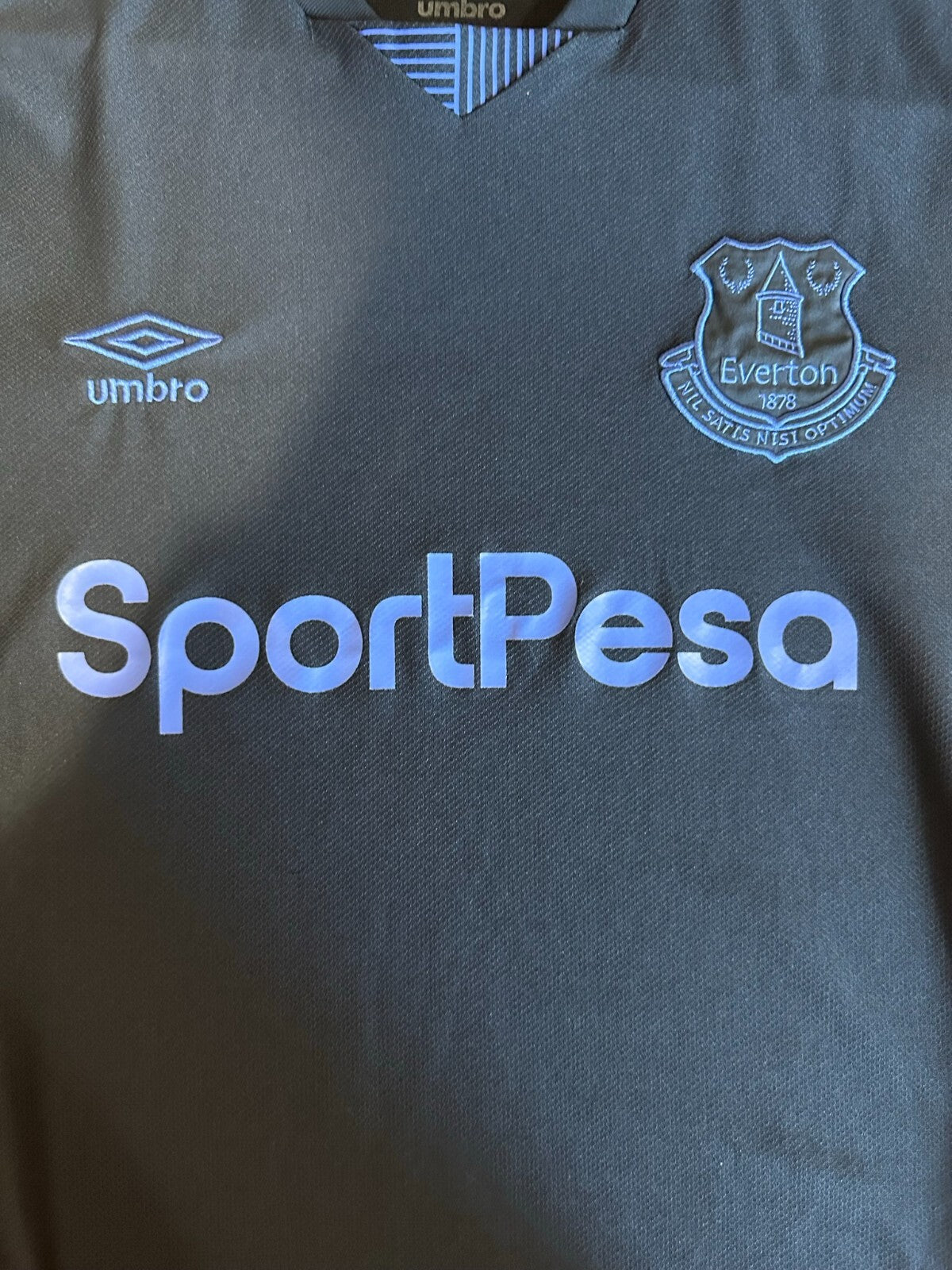 FC Everton 2019 2020 third Sz S Umbro soccer shirt jersey football kit 3rd L/S