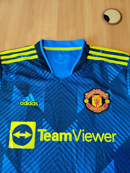Manchester United 2021 2022 3rd Size M Adidas third shirt soccer football jersey