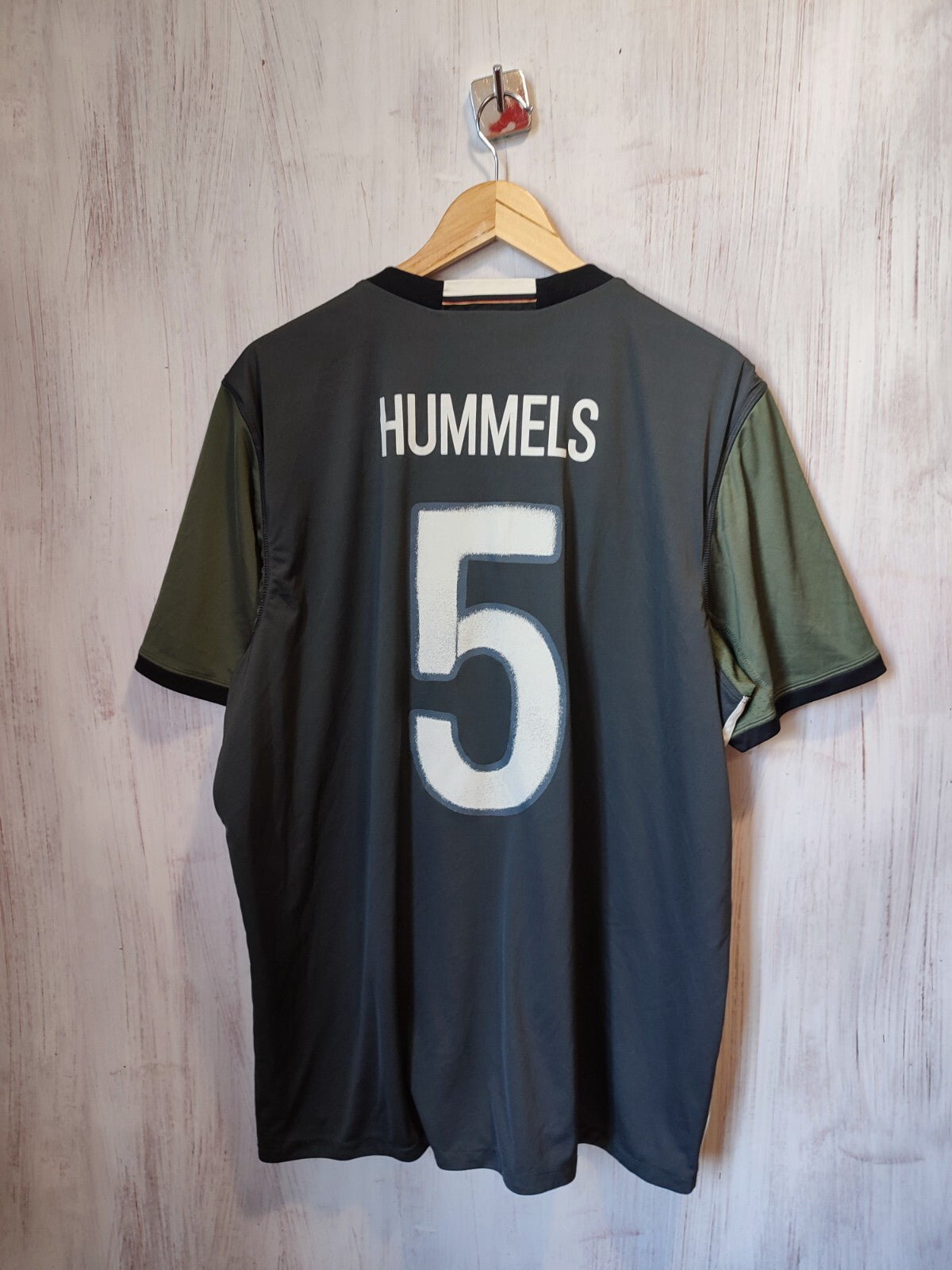 Deutschland 2016 2017 away Sz 3XL Germany shirt jersey soccer Reversible Hummels