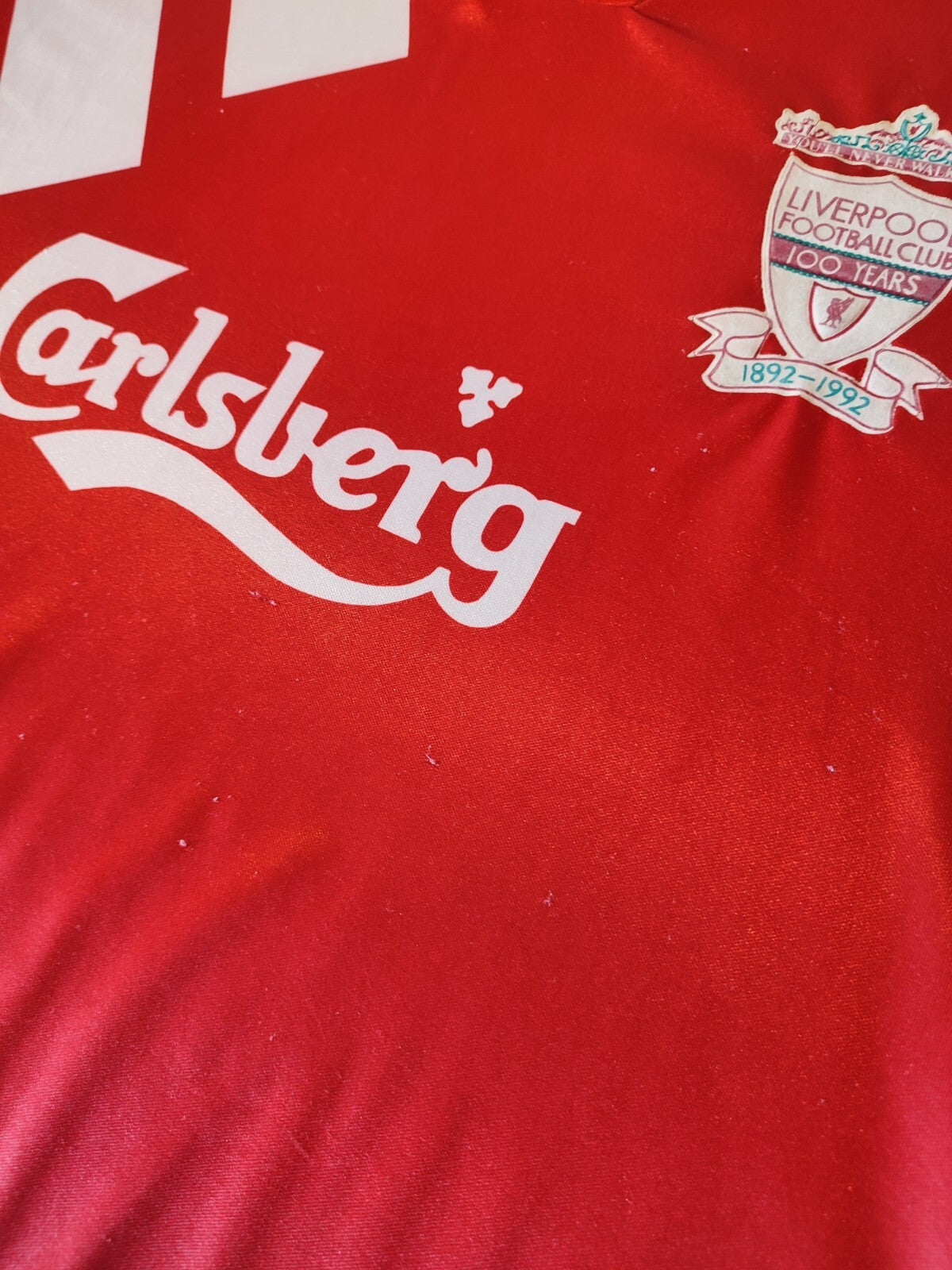 FC Liverpool 1992 1993 home Size 40-42" Adidas football shirt jersey soccer kit