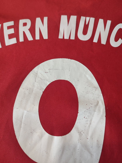 FC Bayern Munich 2008 2009 home Sz S shirt jersey soccer football kit tee Toni