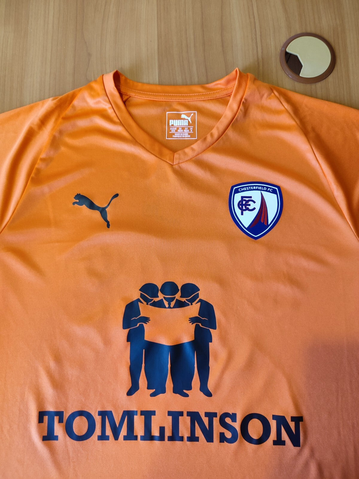 FC Chesterfield 2018 2019 away Size M Puma soccer football shirt jersey kit Reid
