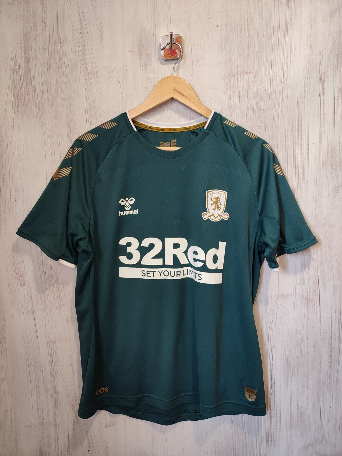 FC Middlesbrough 2021 2022 away Size M football shirt jersey soccer maillot kit