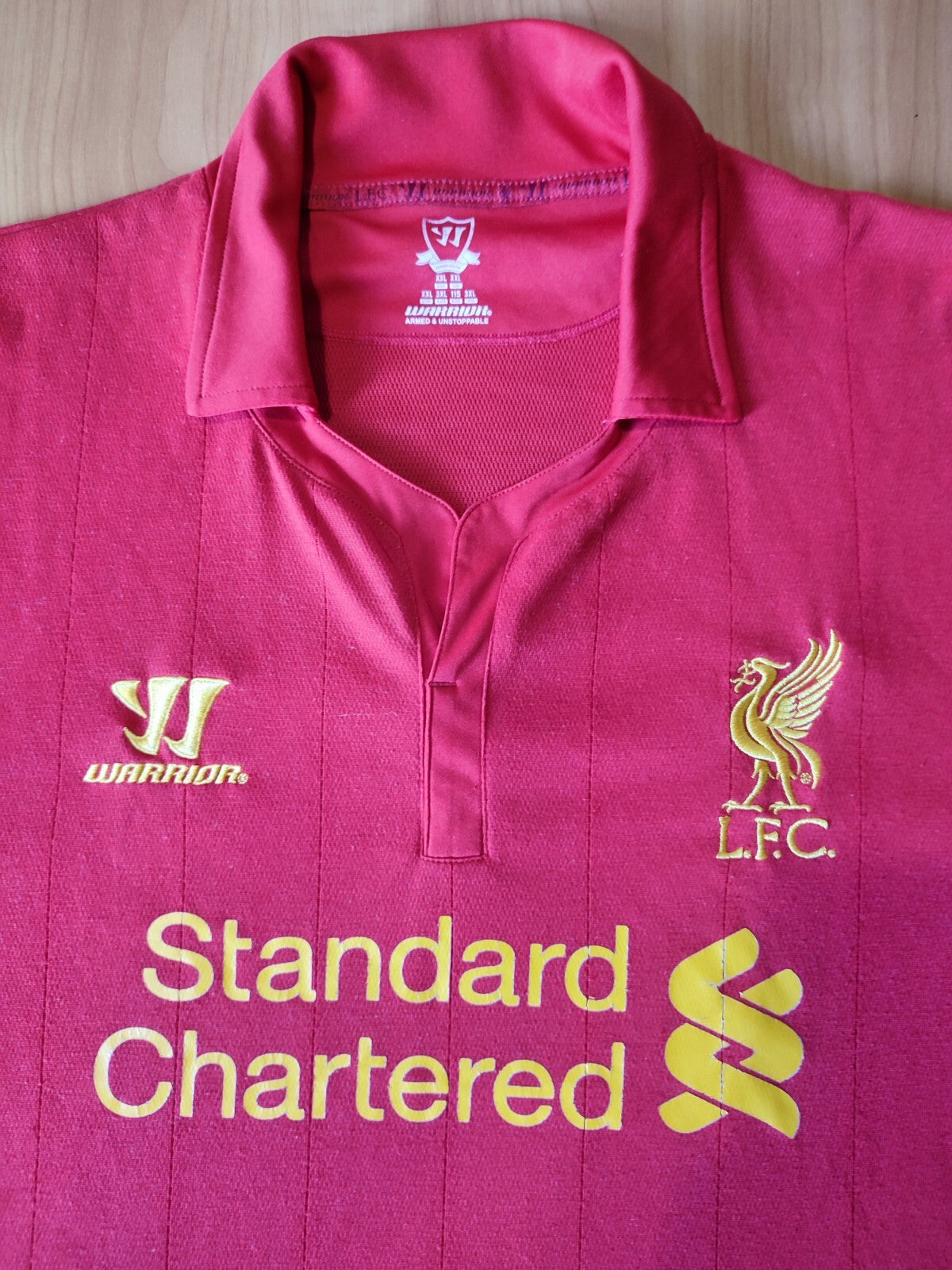 FC Liverpool 2012 2013 home Sz 2XL football shirt jersey soccer Warrior kit XXL