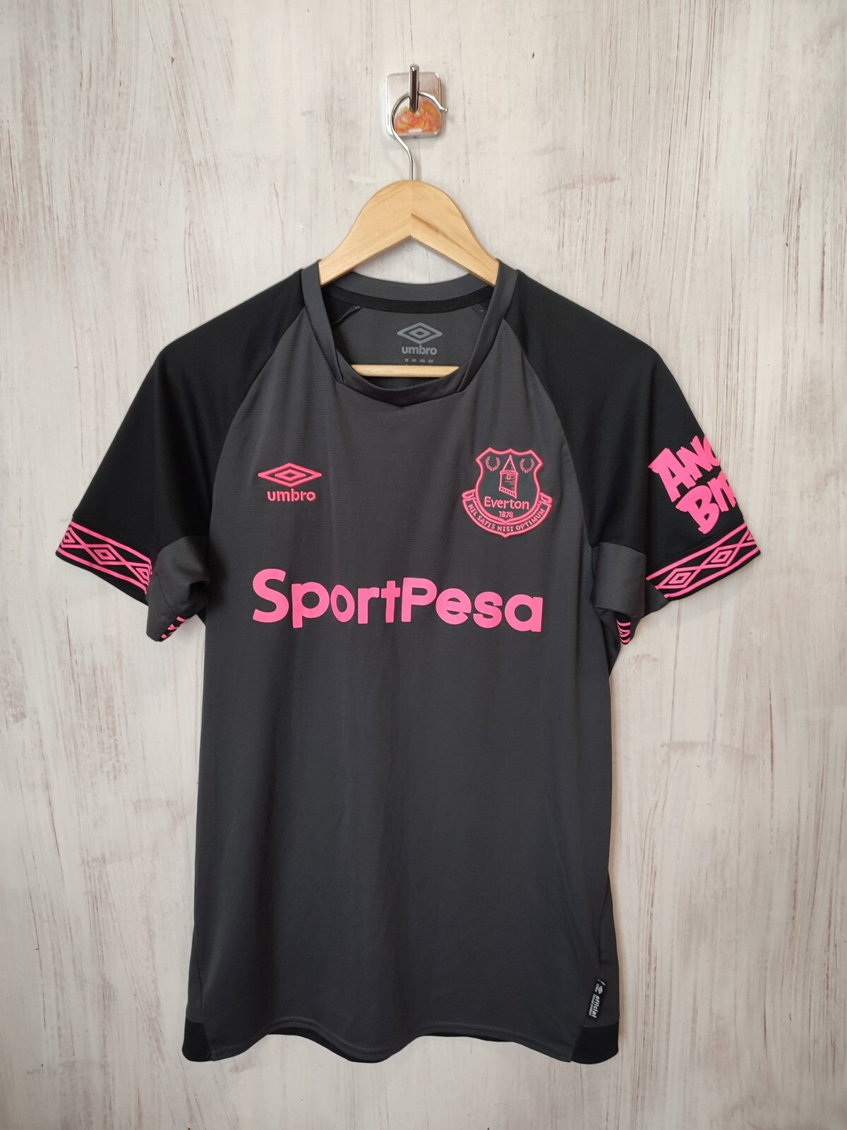 FC Everton 2018 2019 away Size S Umbro soccer shirt jersey football kit maillot