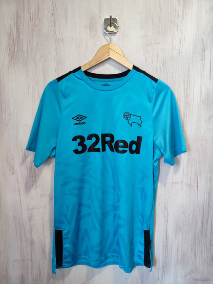 Derby County 2019 2020 away Sz M Umbro shirt jersey soccer football kit Shinnie