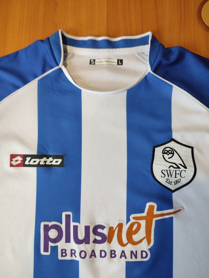 Sheffield Wednesday 2007 2008 home Sz L Lotto shirt jersey soccer football kit