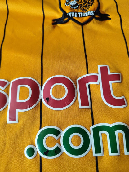 Hull City 2009 2010 home Sz M Umbro football shirt soccer jersey maillot kit tee