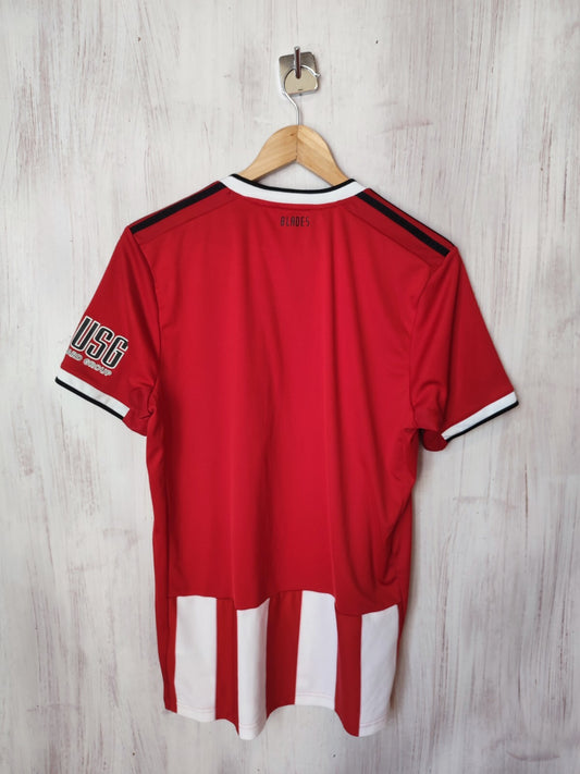 Sheffield United 2019 2020 home Sz M shirt jersey soccer football kit tee Adidas