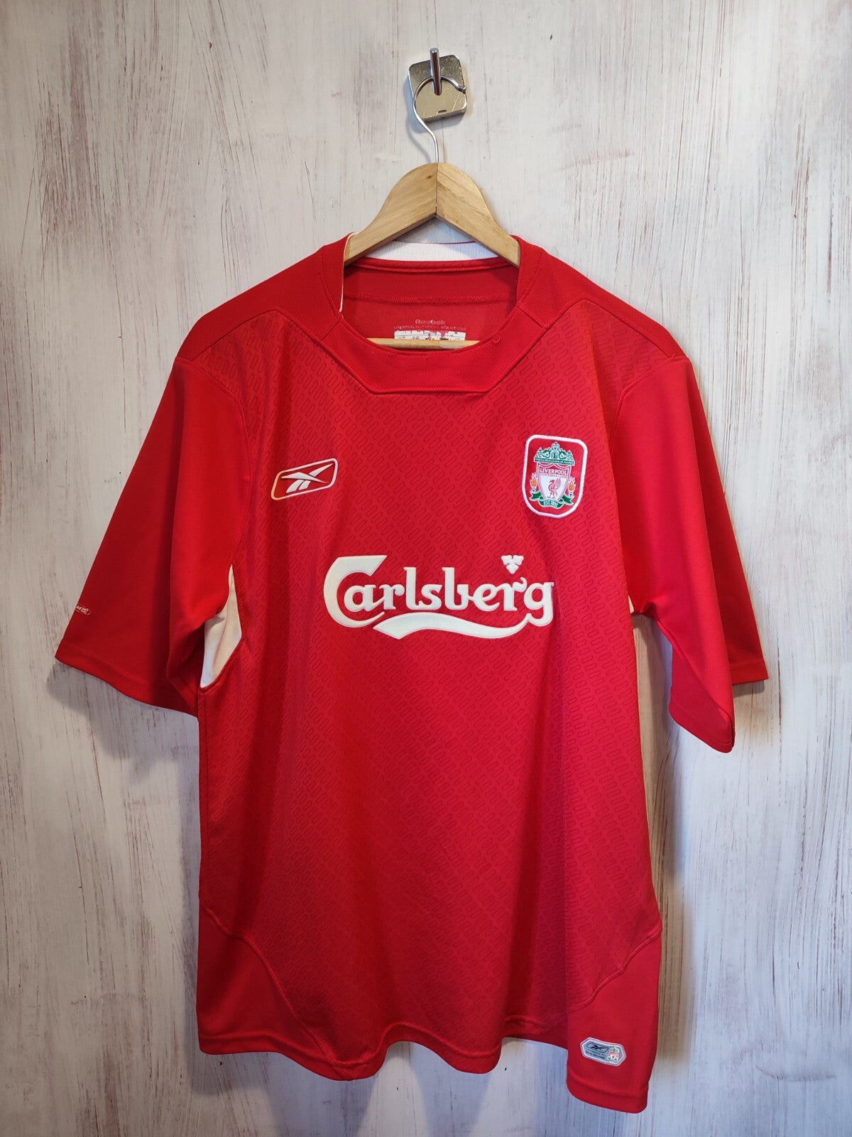 FC Liverpool 2004 2005 2006 home Size L shirt soccer football jersey kit Gerrard