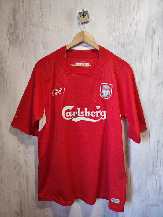 FC Liverpool 2004 2005 2006 home Size L shirt soccer football jersey kit Gerrard