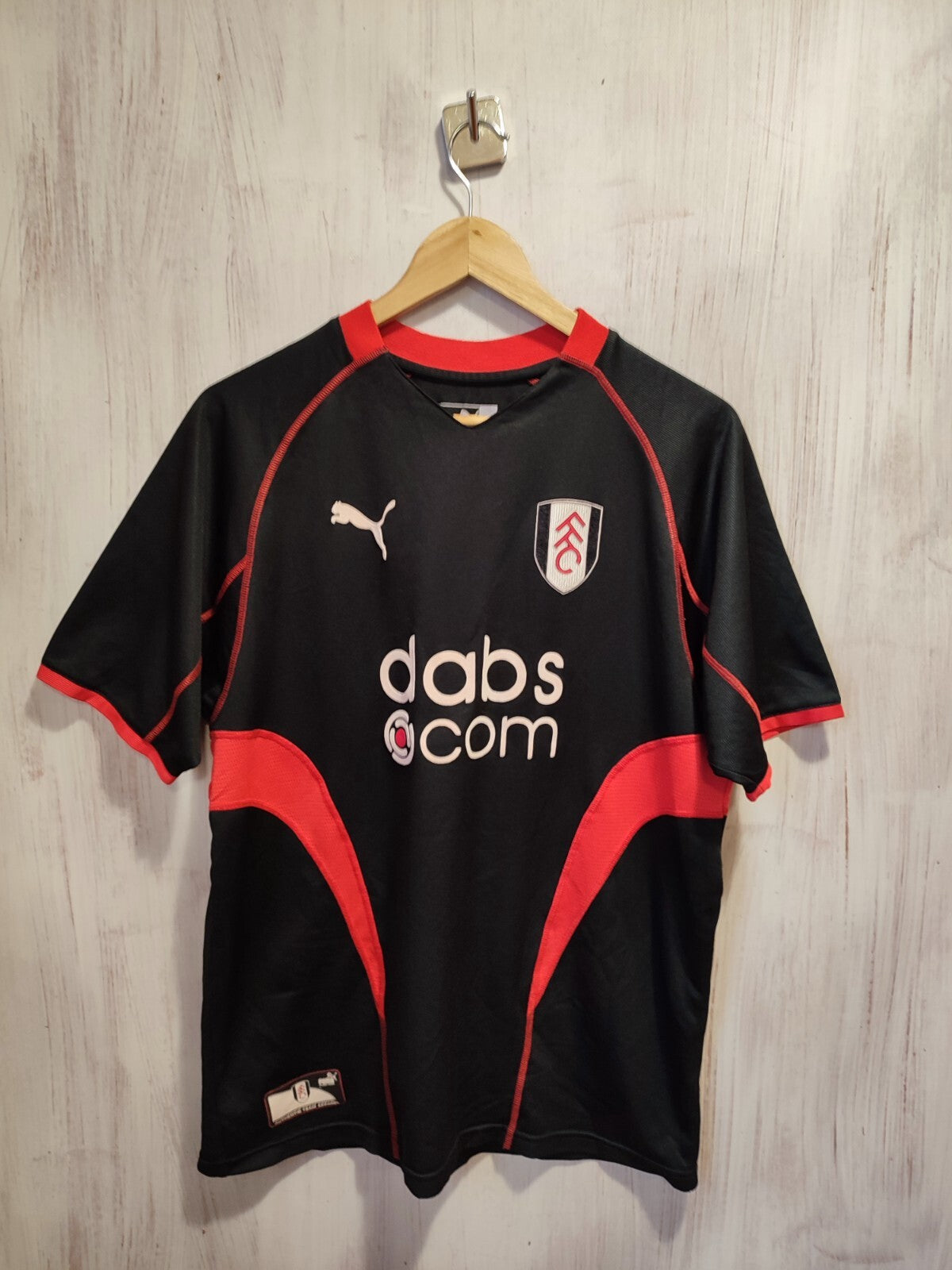 FC Fulham 2003 2004 away Sz M Puma soccer shirt jersey football kit tee vintage