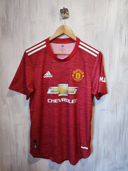 AUTHENTIC Manchester United 2020 2021 home Sz M shirt jersey soccer football kit