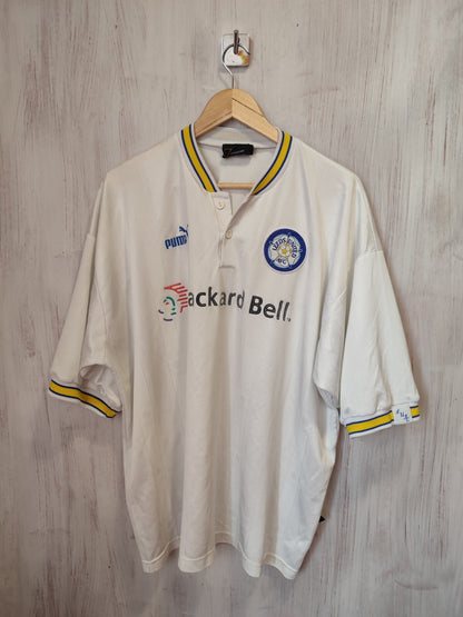Leeds United 1996 1997 1998 home 2XL Puma jersey shirt soccer football kit XXL