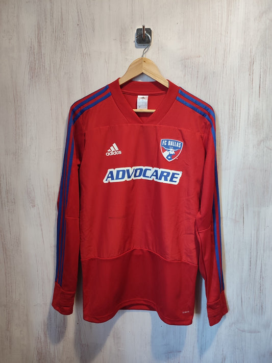 FC Dallas 2017 training Sz S football shirt soccer jersey maillot kit trikot L/S