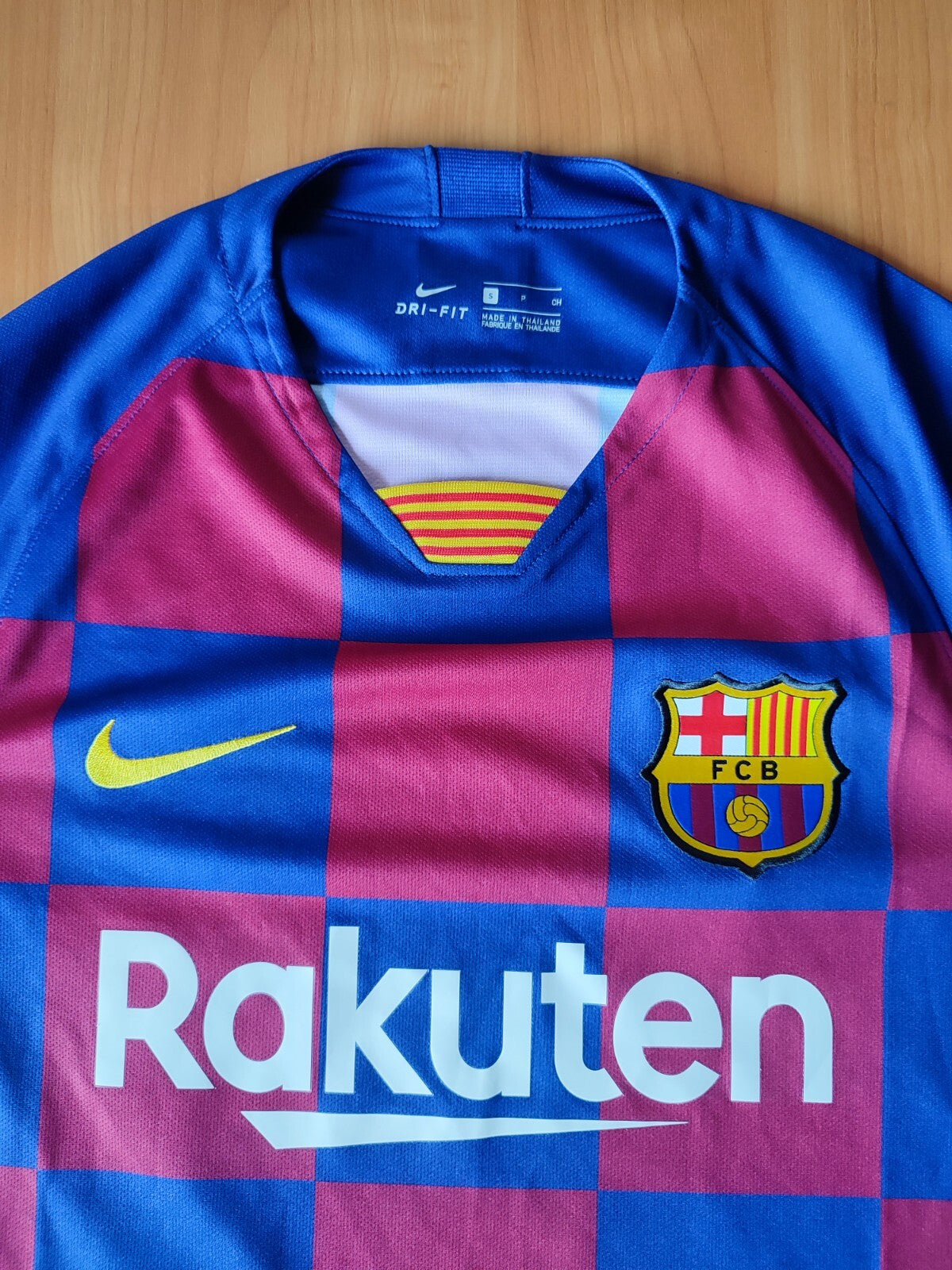FC Barcelona 2019 2020 home Sz S Nike shirt jersey soccer football kit F.De Jong