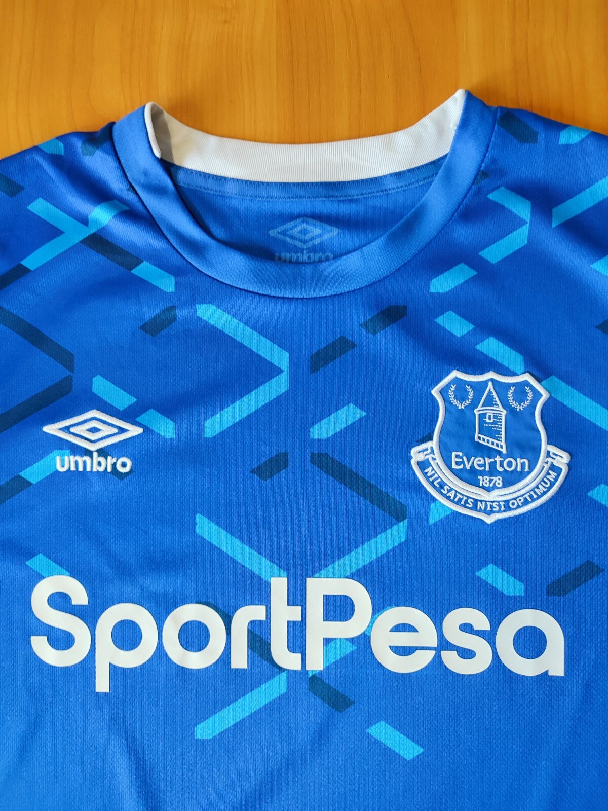 FC Everton 2019 2020 home Size L football shirt jersey maillot soccer kit Umbro