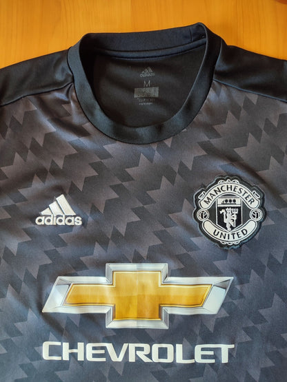 Manchester United 2017 2018 away Size M Adidas soccer shirt jersey football kit