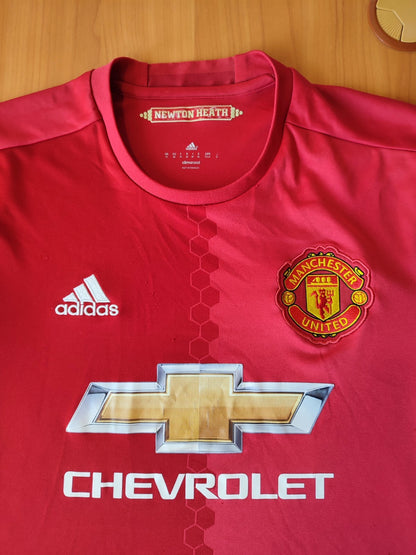 Manchester United 2016 2017 home Size M jersey soccer football shirt kit trikot