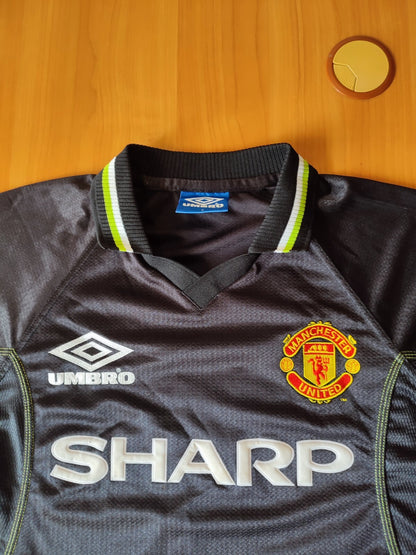 VINTAGE Manchester United 1998 1999 third Sz Y shirt jersey soccer kit 3rd Giggs