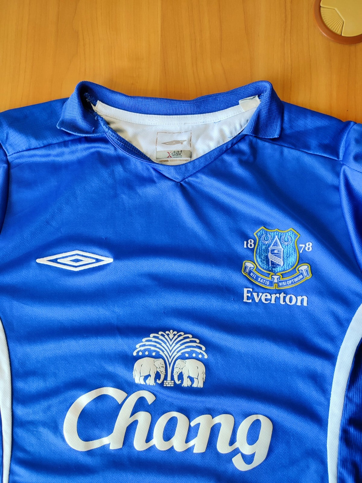 FC Everton 2005 2006 home Sz S Umbro football shirt jersey soccer kit tee Arteta