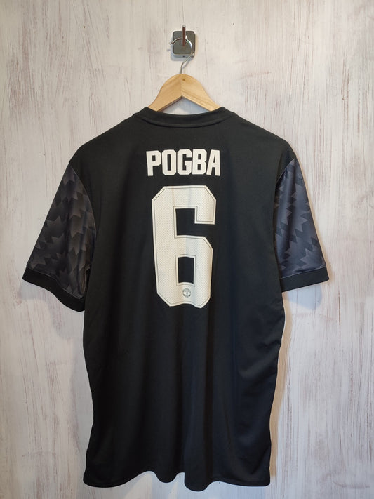 Manchester United 2017 2018 away Sz XL Adidas soccer shirt jersey football Pogba
