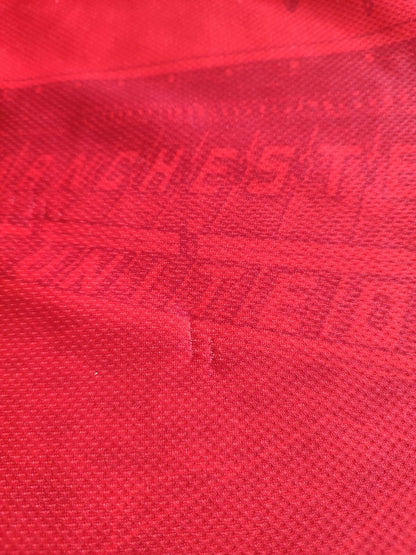 KIDS Manchester United 1994 1995 home Umbro Sz L shirt jersey soccer kit tee BOY
