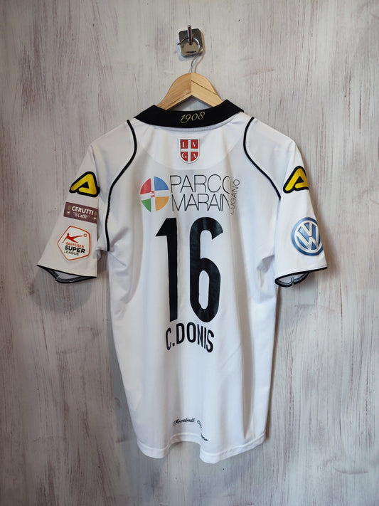 FC Lugano 2015 2016 away Size M shirt football jersey soccer kit tee C. Donis