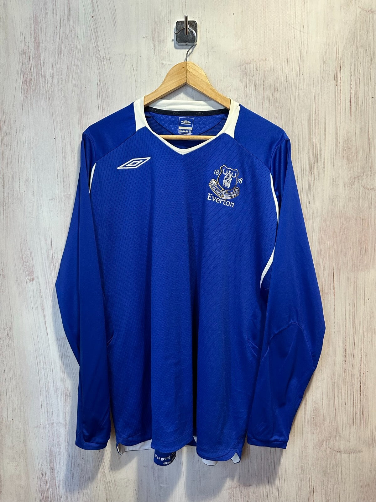 FC Everton 2008 2009 home Size 2XL Umbro football shirt jersey kit soccer XXL